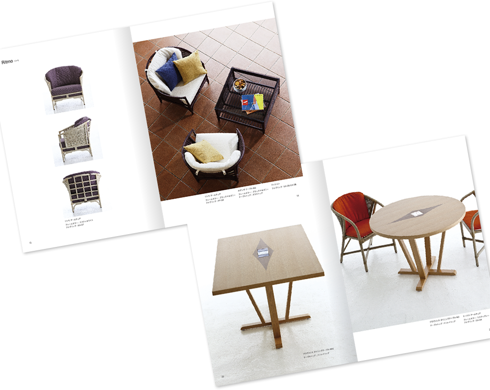 クオリア様 カタログデザイン実績