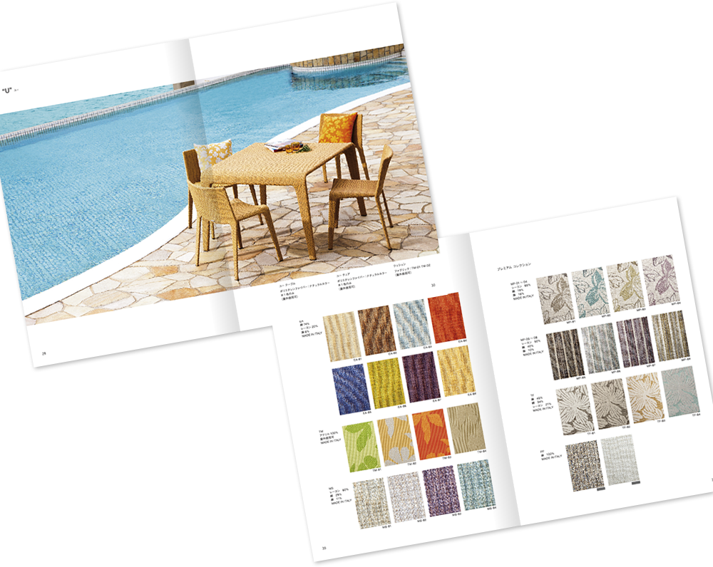 クオリア様 カタログデザイン実績