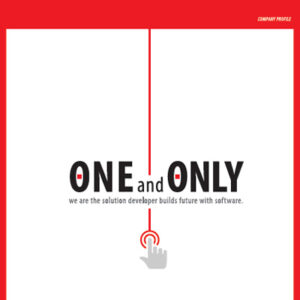 株式会社クリックス 様 会社案内制作実績：株式会社クリックス 会社案内：赤と白のコントラストが先進性と信頼感を表現