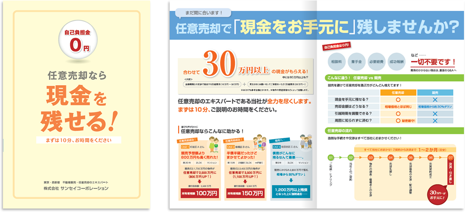 サンセイコーポレーション様 会社案内デザイン実績