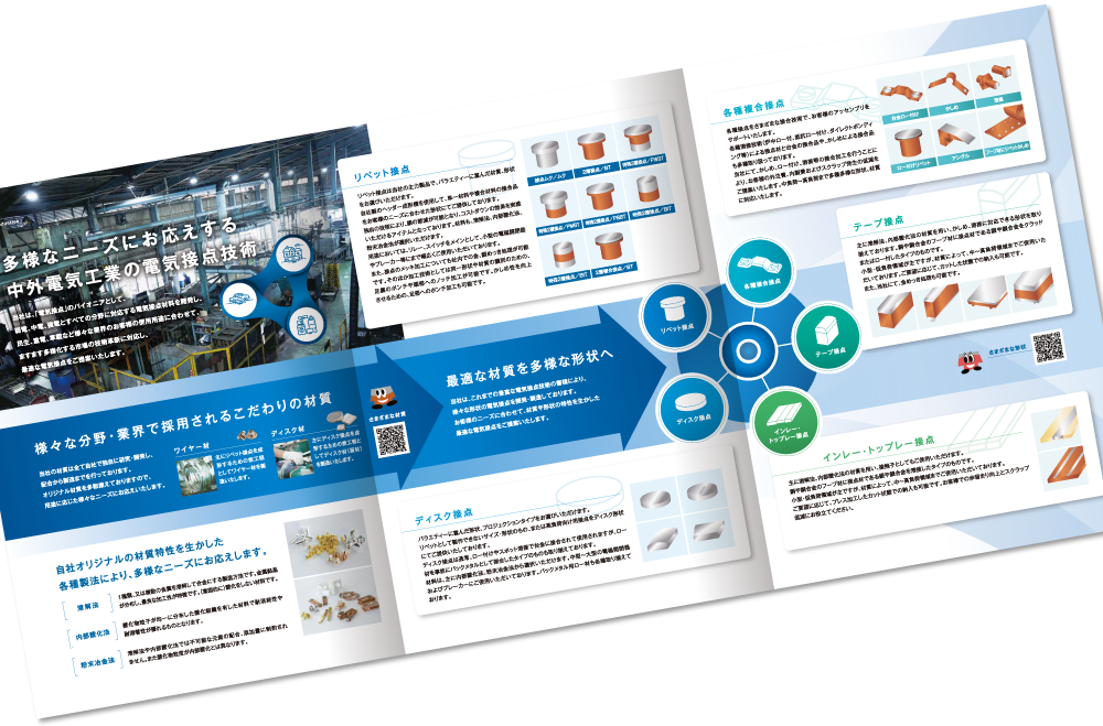 中外電気工業株式会社様 会社案内デザイン実績