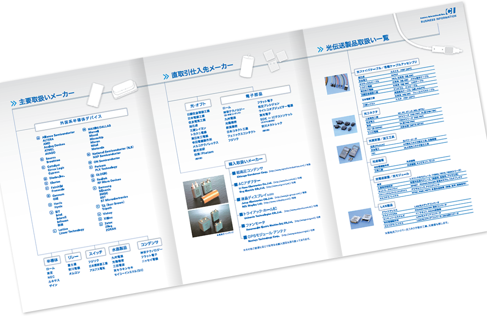 センチュリーインターナショナル様 会社案内デザイン実績