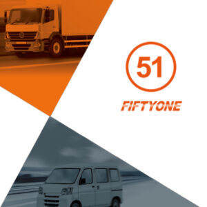 51株式会社 様 会社案内制作実績：51株式会社の会社案内のイメージ