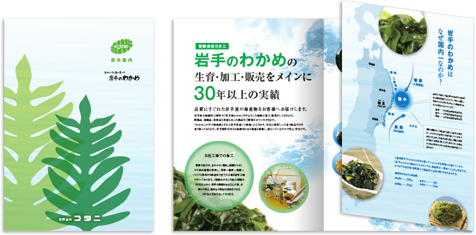 コタニ様 会社案内デザイン実績