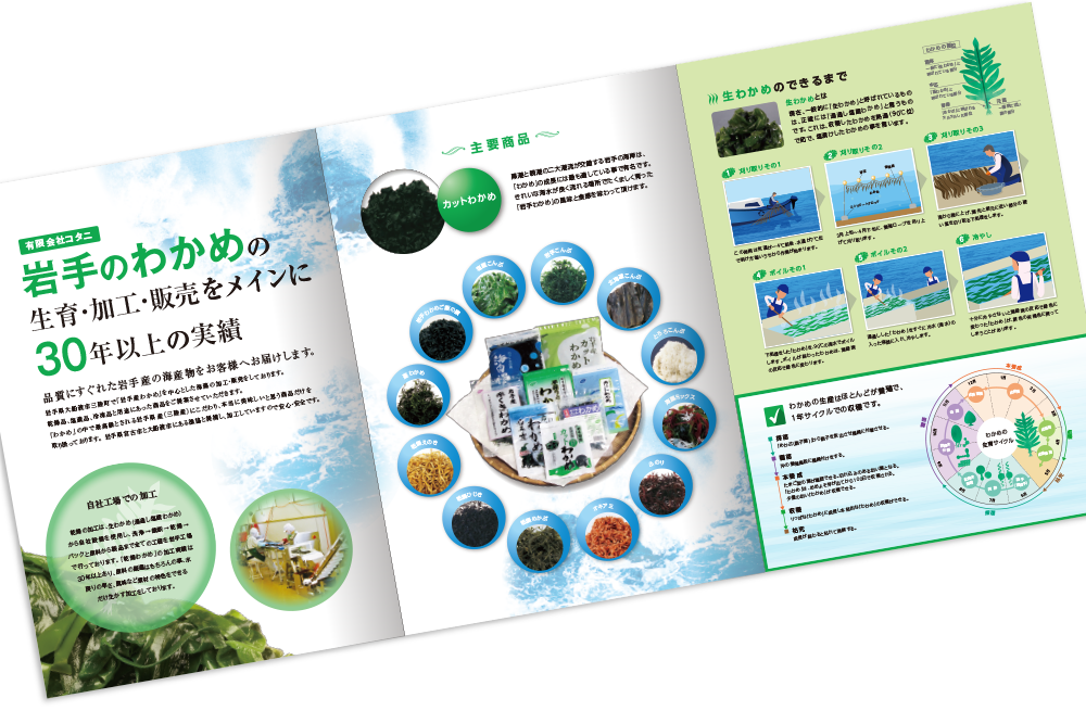 コタニ様 会社案内デザイン実績