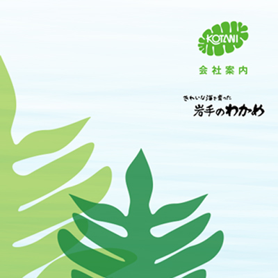 有限会社コタニ 様 会社案内制作実績：コタニの社屋エントランス、爽やかな光が差し込む様子