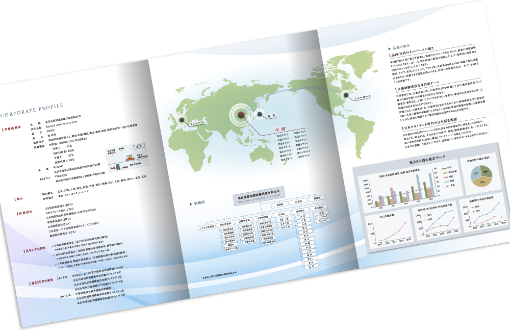 北京品源知識財産権代様 会社案内デザイン実績