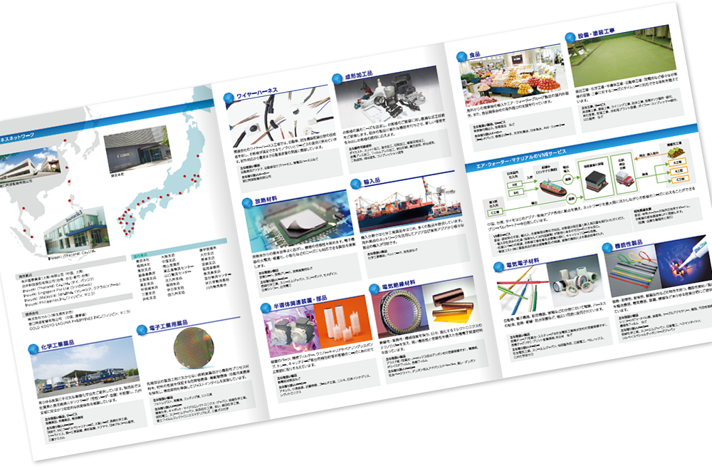 エア・ウォーター・マテリアル様 会社案内デザイン実績