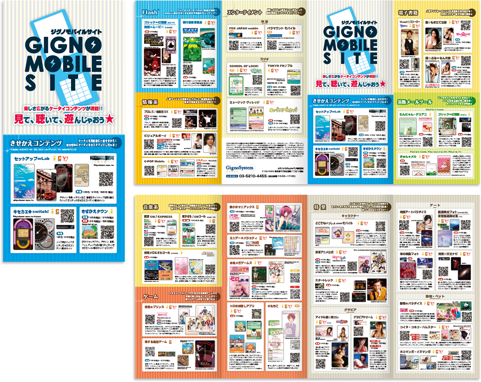 ジグノシステムジャパン様 リーフレットデザイン実績