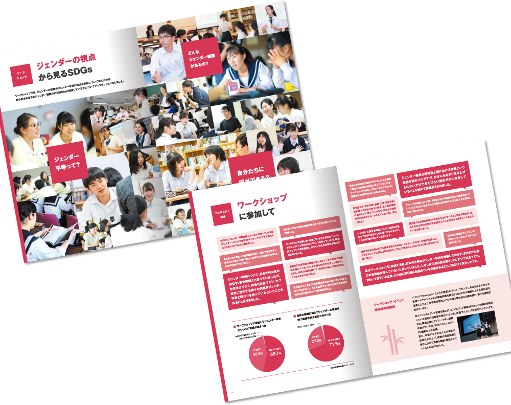 UN Women様 パンフレットデザイン実績