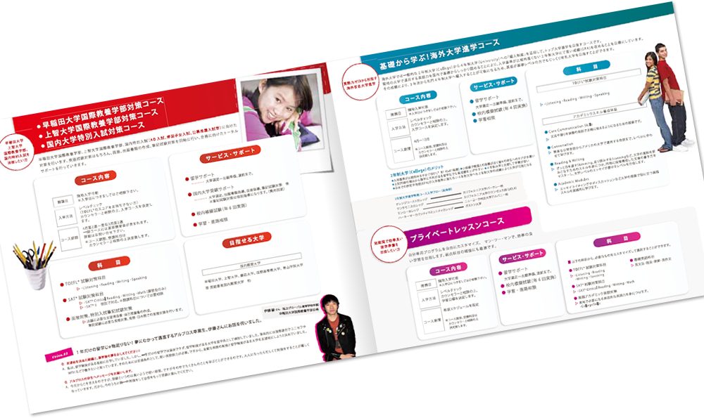 アルプロスソリューションズ様 パンフレットデザイン実績