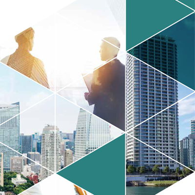 株式会社ジー・エステート 様 パンフレット制作実績：ジー・エステートのパンフレット: 信頼と実績で未来を拓く