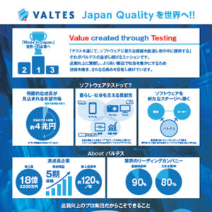 バルテス株式会社 様 採用パンフレット制作実績：バルテス株式会社 採用情報