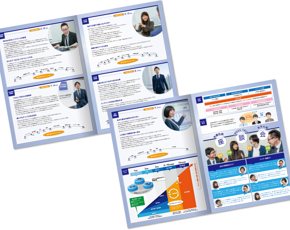 日産プラザソル様 採用パンフレットデザイン実績