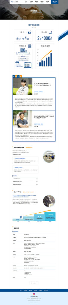 株式会社東和 様 ホームページ制作実績